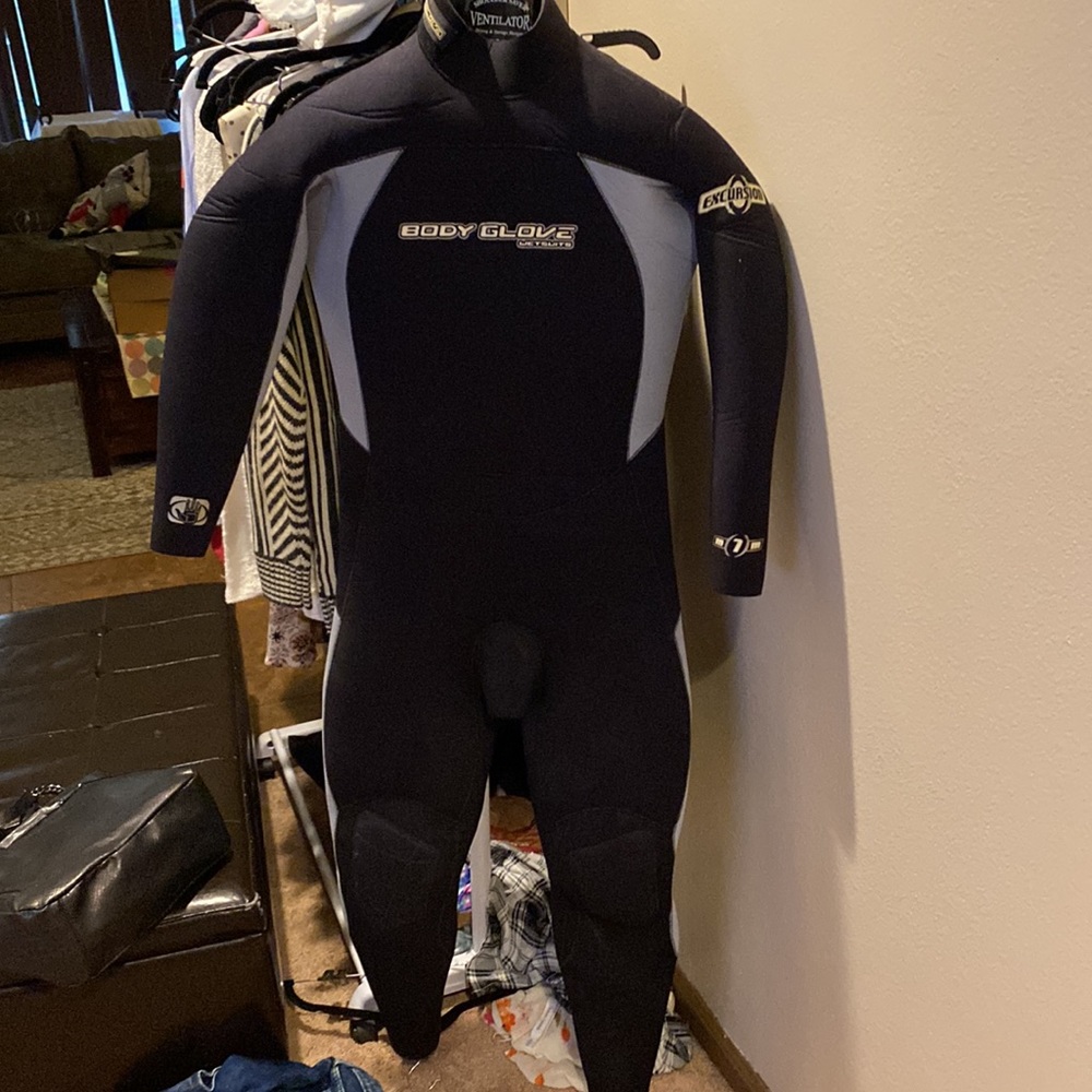 *NWT* Bodyglove Triton 7mm Men's Back Zip Full Suit Wetsuit for Scuba Diving *L*